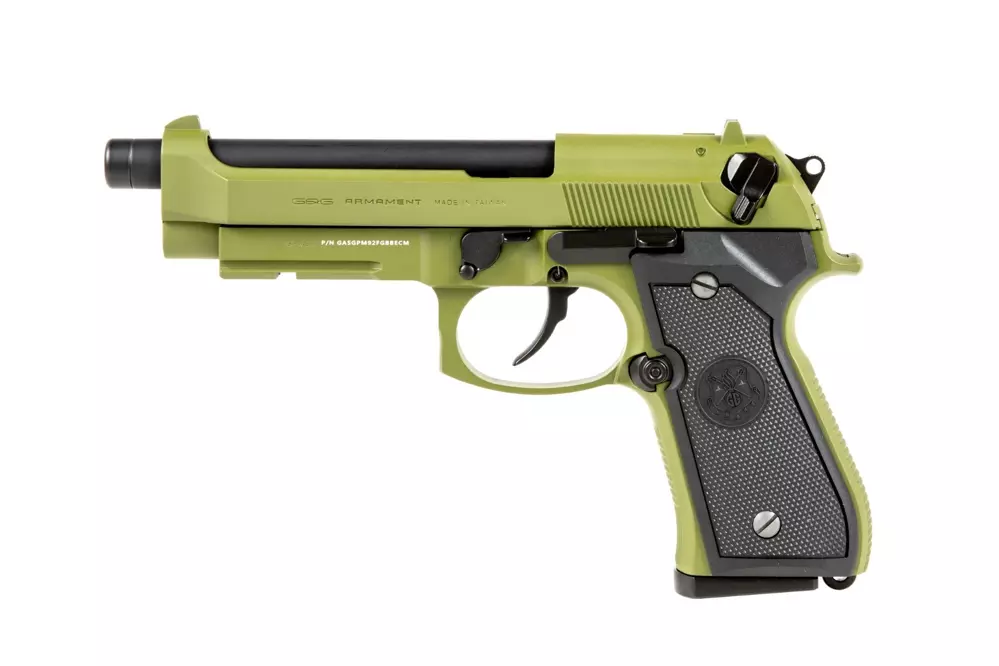 Airsoft pistole GPM92 GP2 - zelená barva