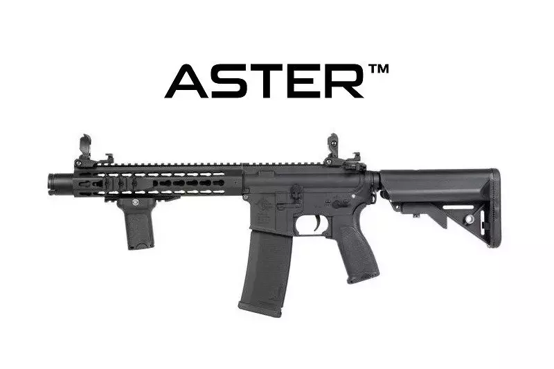 Airsoftová zbraň puškarRA SA-E07 EDGE™ ASTER™ V2 Custom - černá