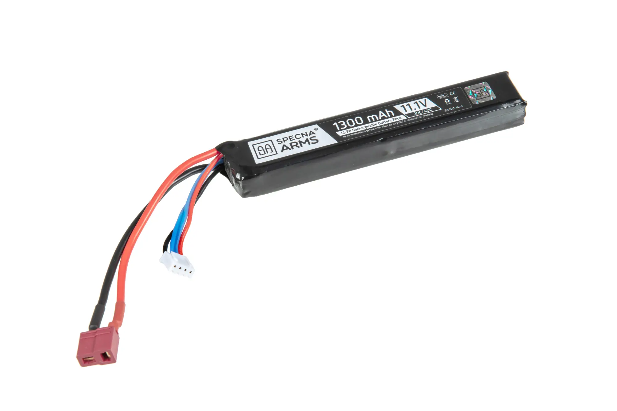 virksomhed Erkende Bred vifte LiPo 11,1V 1300mAh 20/40C Battery - T-Connect (Deans) - shop Gunfire