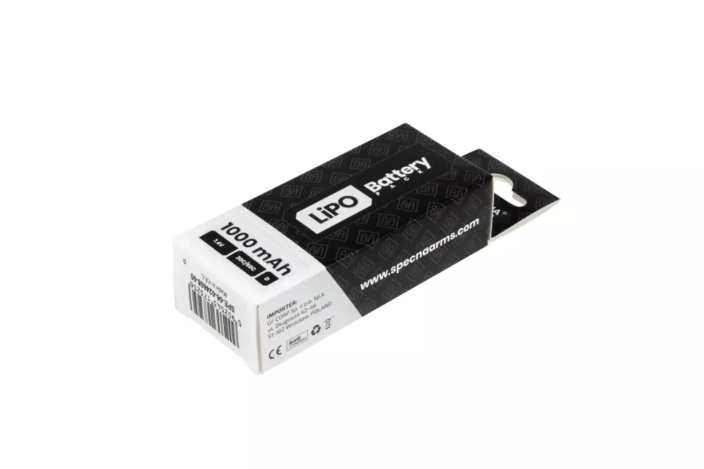 LiPo 7,4V 1000mAh 30/60C (PEQ) Battery - T-Connect (Deans)