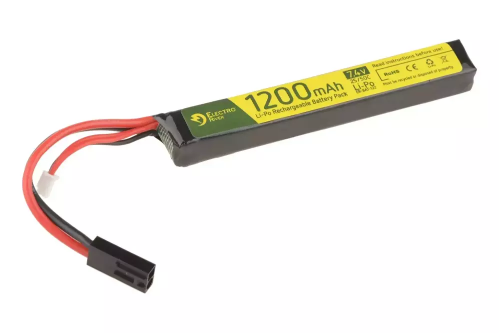 LiPo 7.4V 1200 mAh 25/50C Battery