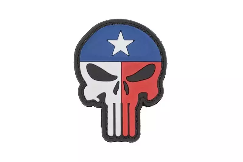 Punisher Texas Flag - 3D Badge