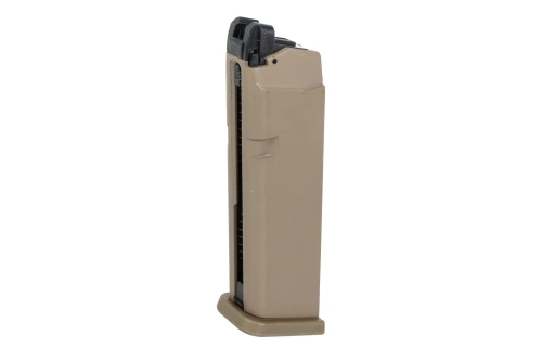 Groen gas magazijn 24 East Crane luchtkogels voor Glock 17/18/34 type replica's MA011 Flat Dark Earth