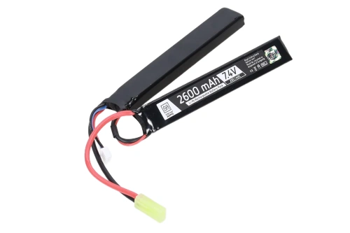 Specna Arms LiPo 7,4V 2600mAh 20/40C 2-module Tamiya mini batterij