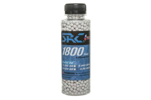 SRC BIO balletjes 0,45g flesje 1800 stuks Wit