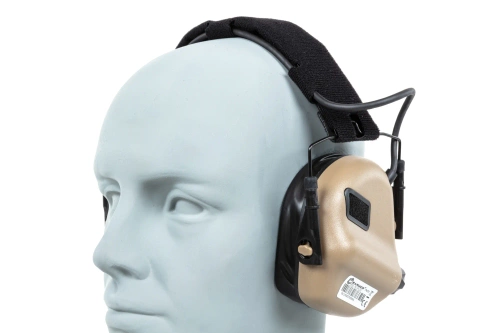 Earmor M31 Plus actieve oorbeschermers - Tan