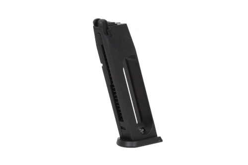 airsoft CZ P-09, chargeur de petite capacité (25 billes), CO₂