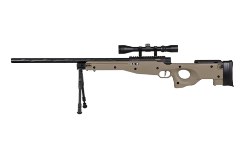 Specna Arms SA-S11 EDGE™ sniper de airsoft con mira y bípode Tan