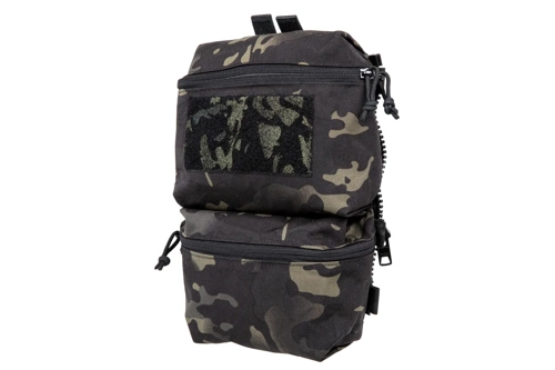 Back panel with MOLLE system for V5 PC Wosport MC tactical vest Black