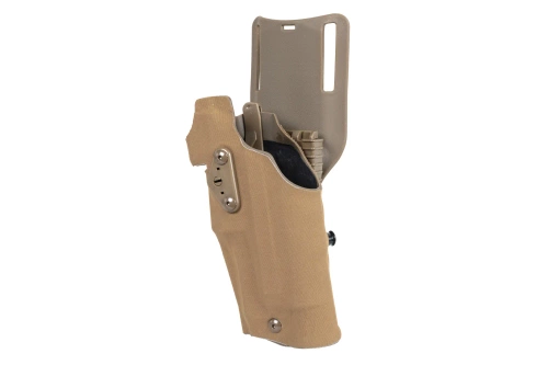 Kabura Wosport GB-87 z adapterem i płetwą (wersja leworęczna) Tan
