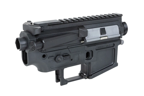 Specna Arms SAAS body voor AR15 Core/Flex replica's met interne onderdelen Zwart