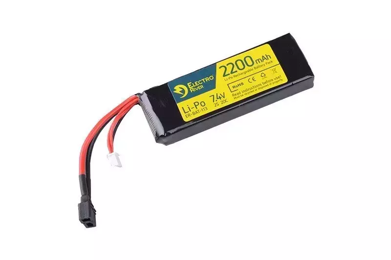 Akumulator LiPo 7,4V 2200mAh 20/40C T-connect (DEANS)
