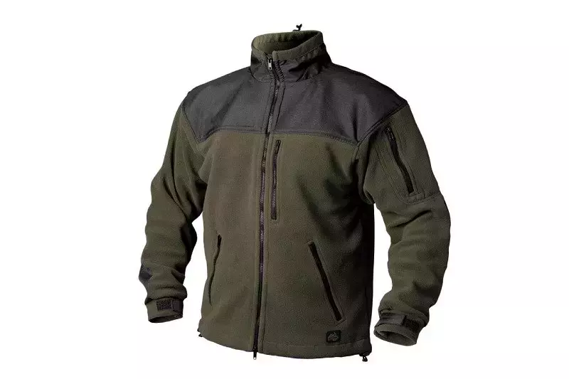 Polar Classic Army Fleece Jacket - oliwkowo/czarny