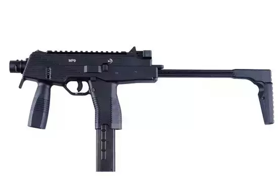 Ametralladora de airsoft MP9 A1 - negro