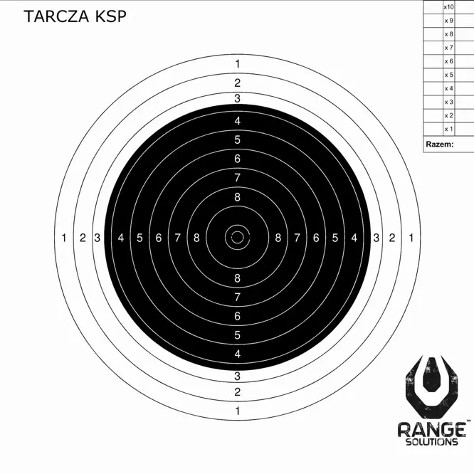 Escudos de tiro KSP Fusil Sports - 500 pcs.