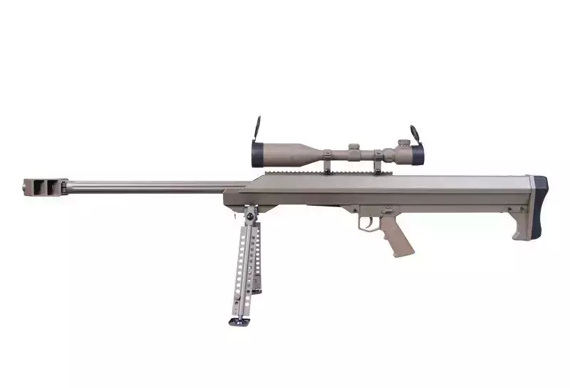Fusil de airsoft rifle de francotirador SW-01 (con telescopio) - bronceado