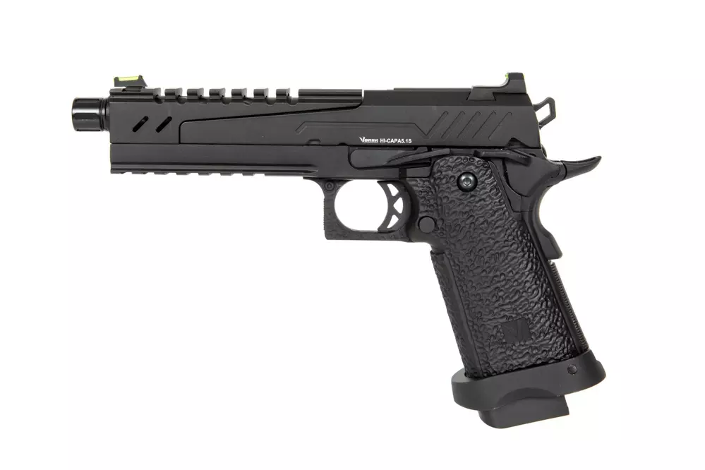 Pistola de airsoft Hi-capa 5.1 Split Slide - negro